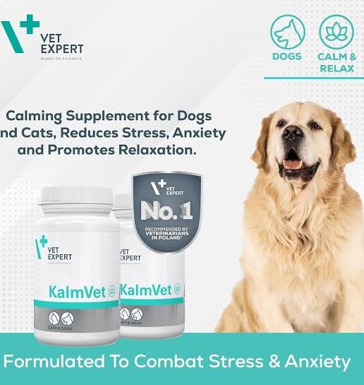 مکمل آرامبخش سگ و گربه VetExpert KalmVet